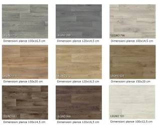 PVC IN ROTOLO H.2  | Pavimento PVC effetto legno - Cartella colori 3